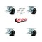 Service Caster 3.25 Inch Phenolic Caster Set with Roller Bearings and Brake/Swivel Lock SCC SCC-30CS3420-PHR-SLB-BSL-4 - alternate 4
